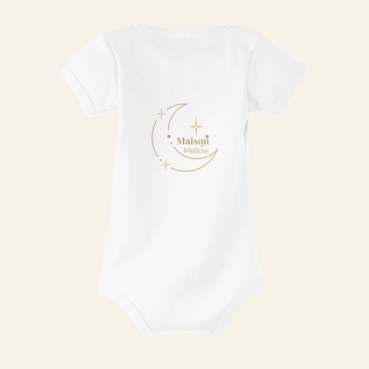 Body bébé en Coton Biologique : "Good night baby girl"