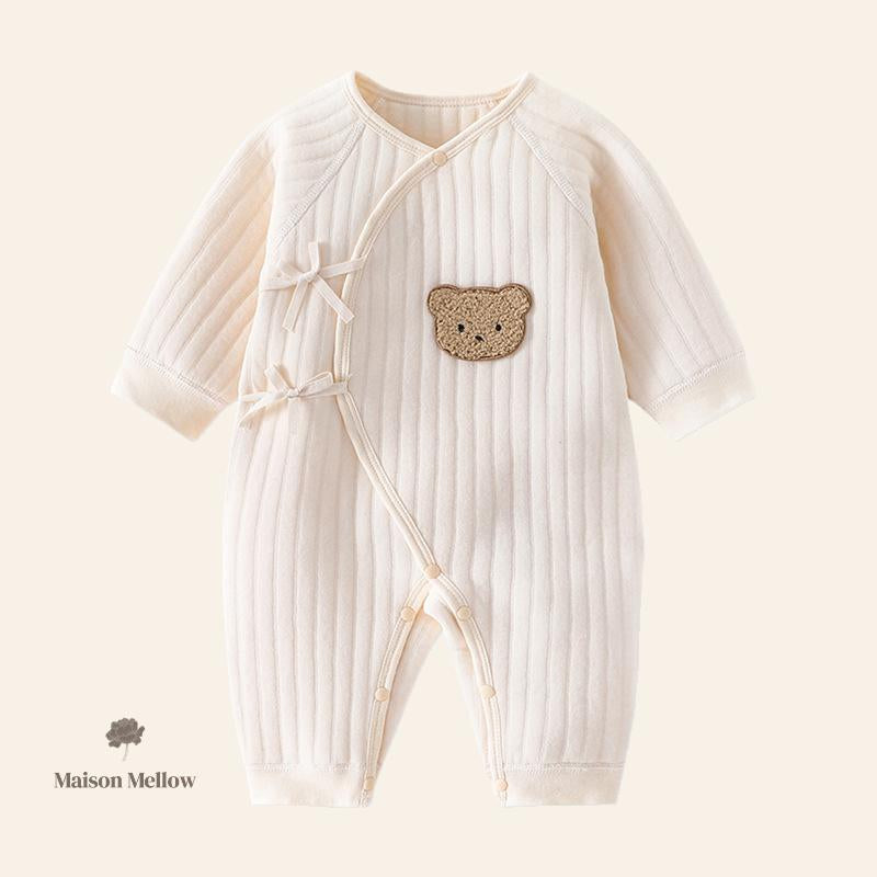 Grenouillère Kimono Ourson – Coton Doux