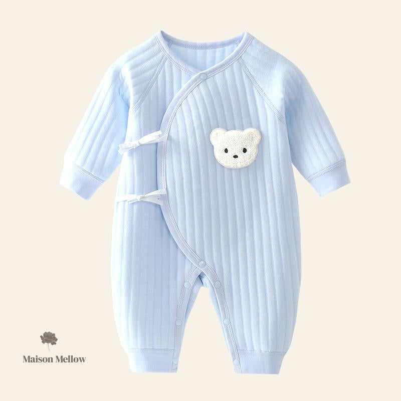 Grenouillère Kimono Ourson – Coton Doux