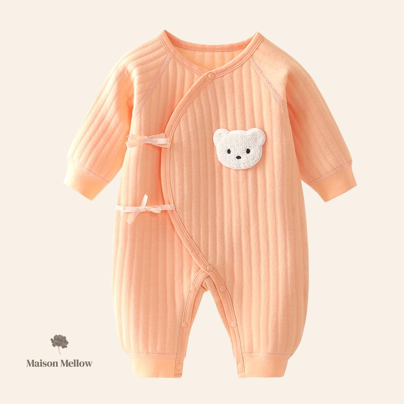 Grenouillère Kimono Ourson – Coton Doux