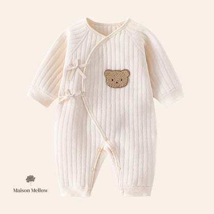 Grenouillère Kimono Ourson – Coton Doux