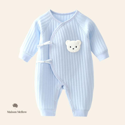Grenouillère Kimono Ourson – Coton Doux